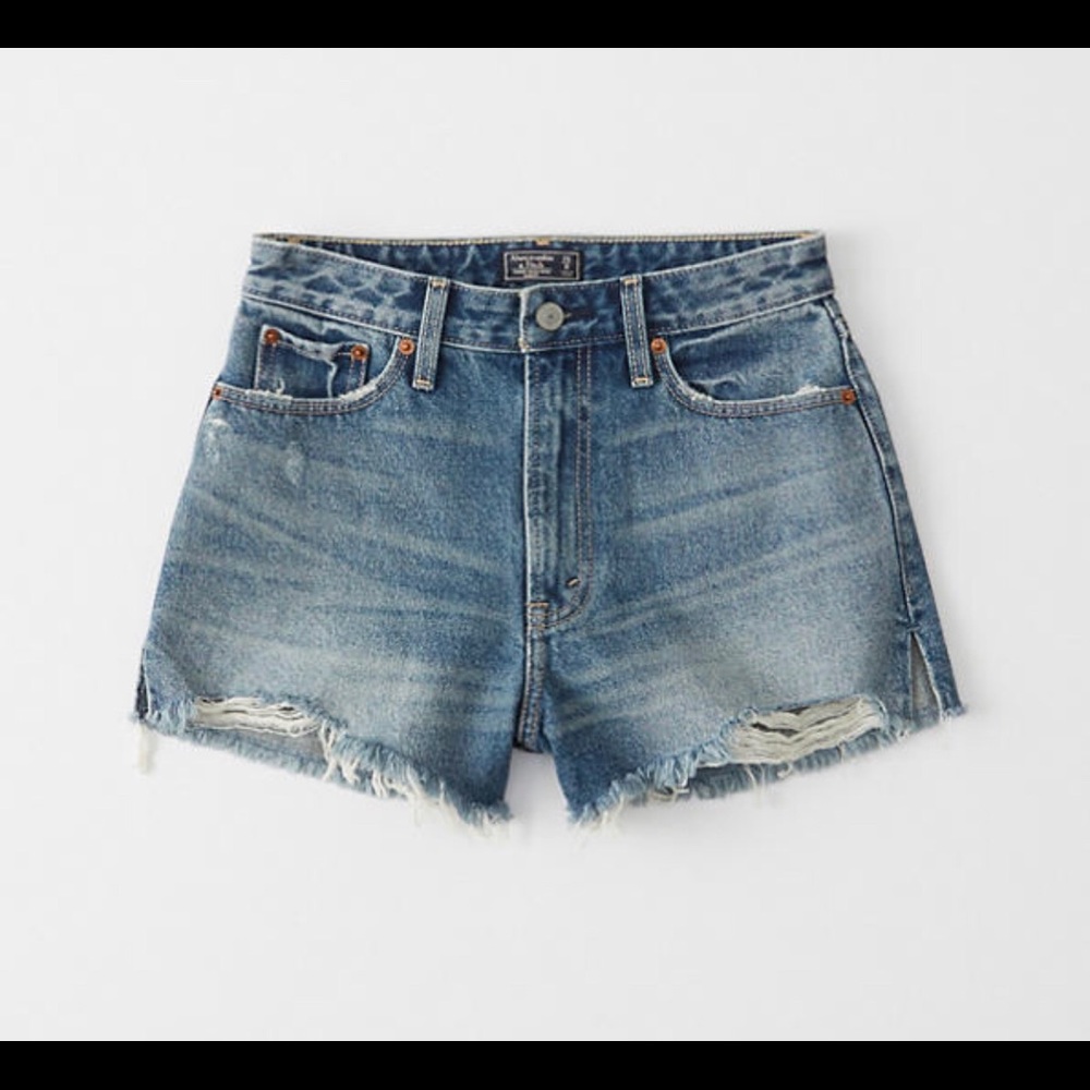 High Rise Girlfriend Jean Shorts